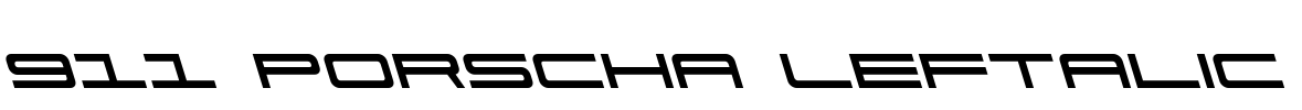 911 Porscha Leftalic