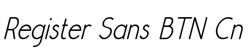 Register Sans BTN Cn