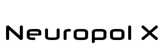 Neuropol X Font Image