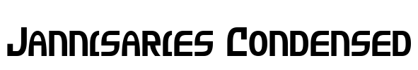 Jannisaries Condensed Font Image