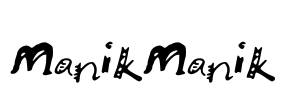 ManikManik Font Image