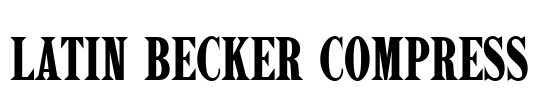 Latin Becker Compress