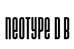 Neotype DB Font Image