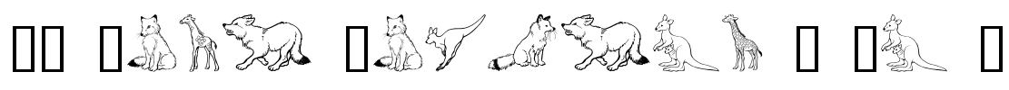 GE Wild Kingdom E to K
