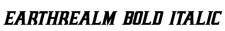 Earthrealm Bold Italic