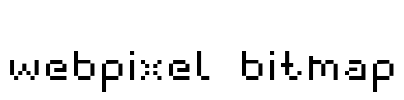 webpixel bitmap