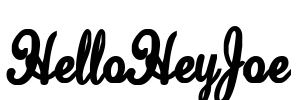 HelloHeyJoe Font Image