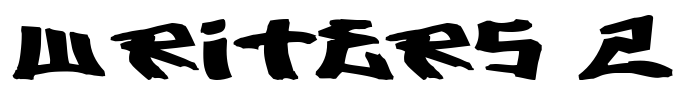 Writers 2 Font Image