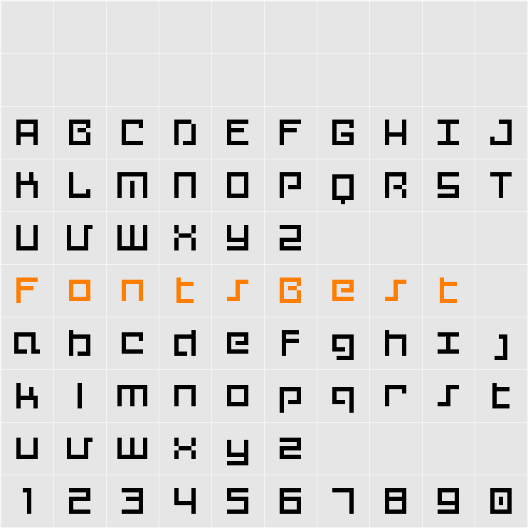 FFF Bytecode Extended Character Map