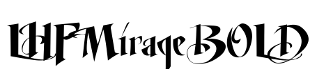 LHFMirageBOLD Font Image