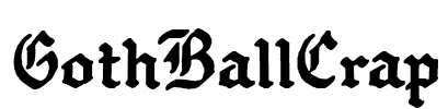 GothBallCrap