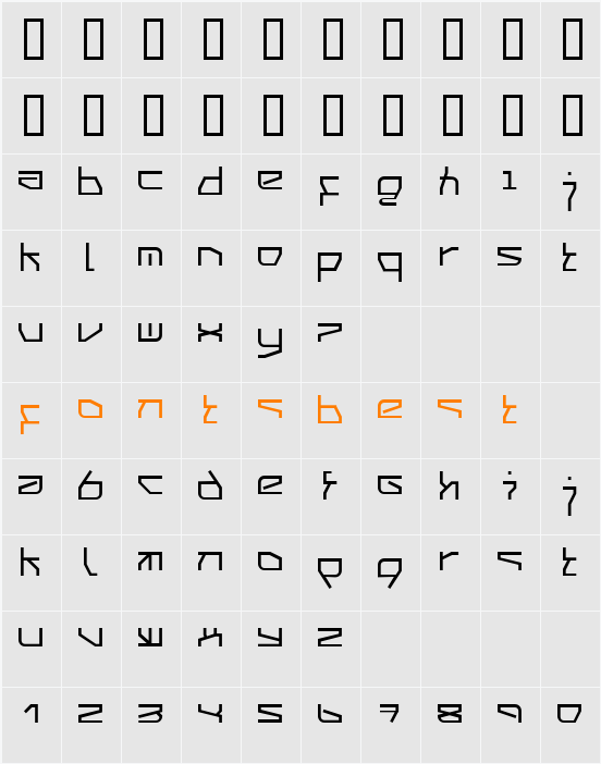 03.20 Character Map