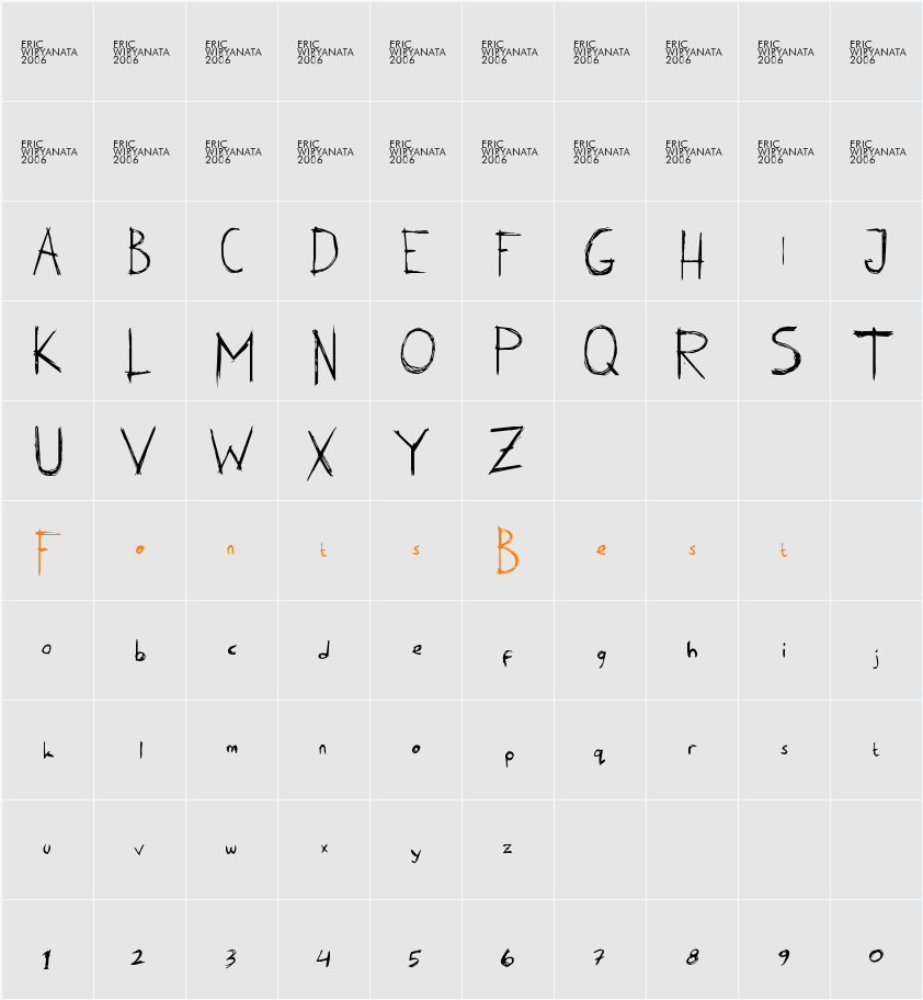 Karen_erc_2006 Character Map