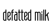 defatted milk