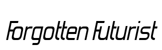 Forgotten Futurist Font Image