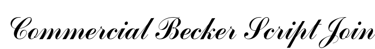 Commercial Becker Script Join