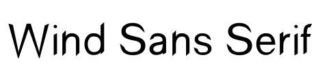 Wind Sans Serif