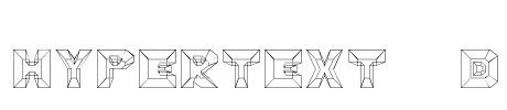 Hypertext 4D Font Image