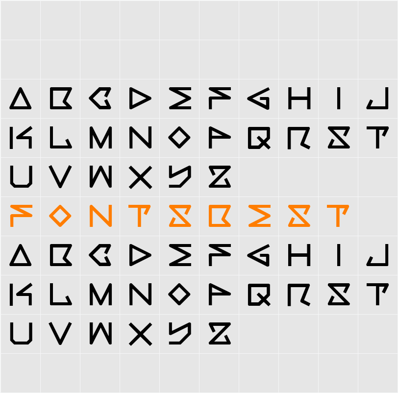 rec Character Map