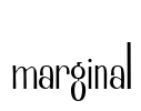 marginal Font Image