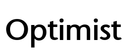 Optimist Font Image