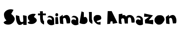 Sustainable Amazon Font Image