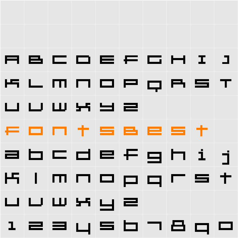 GridExercise Character Map