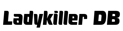 Ladykiller DB Font Image