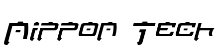 Nippon Tech Font Image