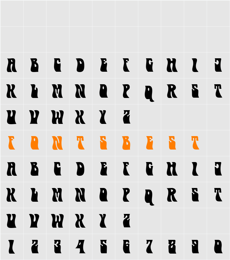 Genie Character Map