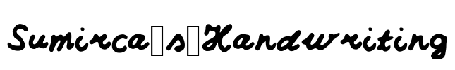 Sumirca_s_Handwriting