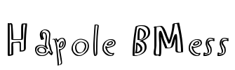 Hapole BMess Font Image