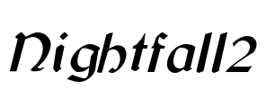 Nightfall 2 Font Image