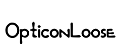 OpticonLoose Font Image
