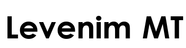 Levenim MT Font Image