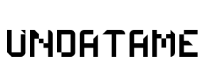 UNDATAME Font Image