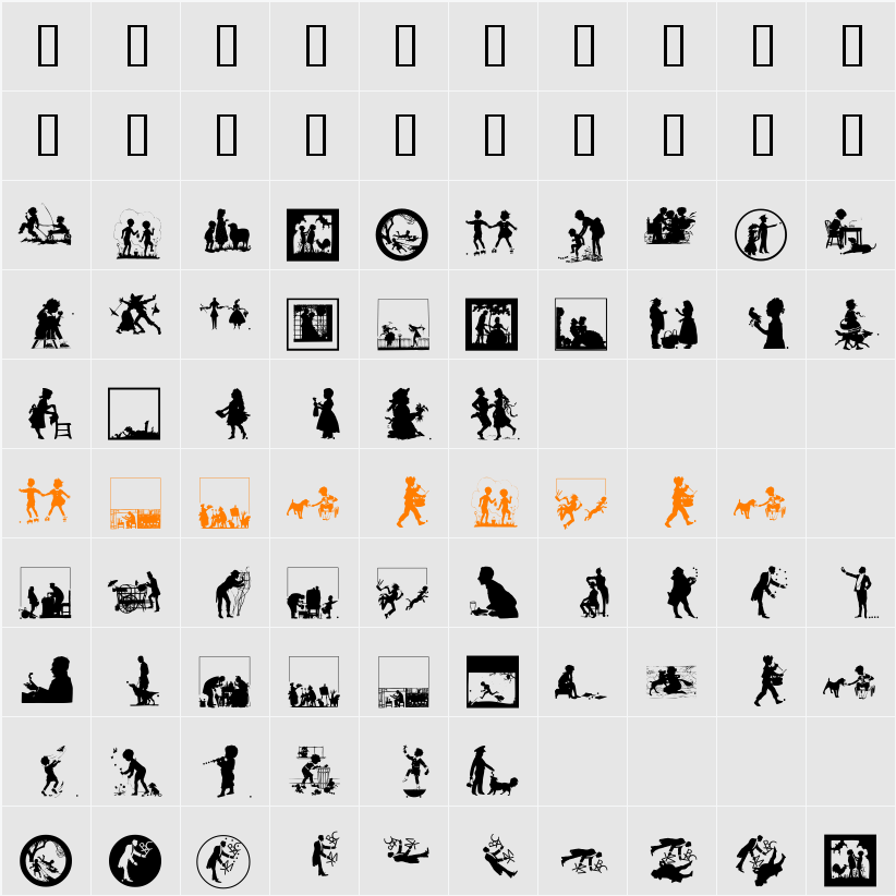 SilhousTwo Character Map