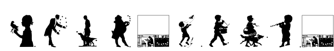 SilhousTwo Font Image