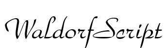WaldorfScript Font Image