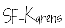 SF-Karens Font Image