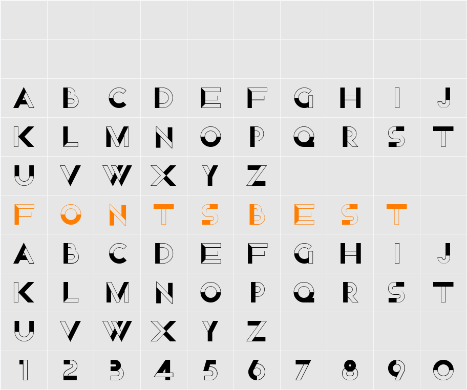 Nord Express NF Character Map