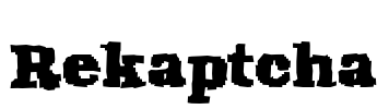 Rekaptcha Font Image