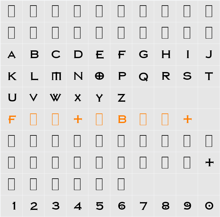 Nirvana Character Map