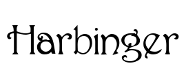 Harbinger Font Image
