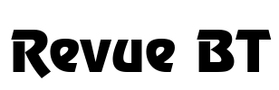 Revue BT Font Image