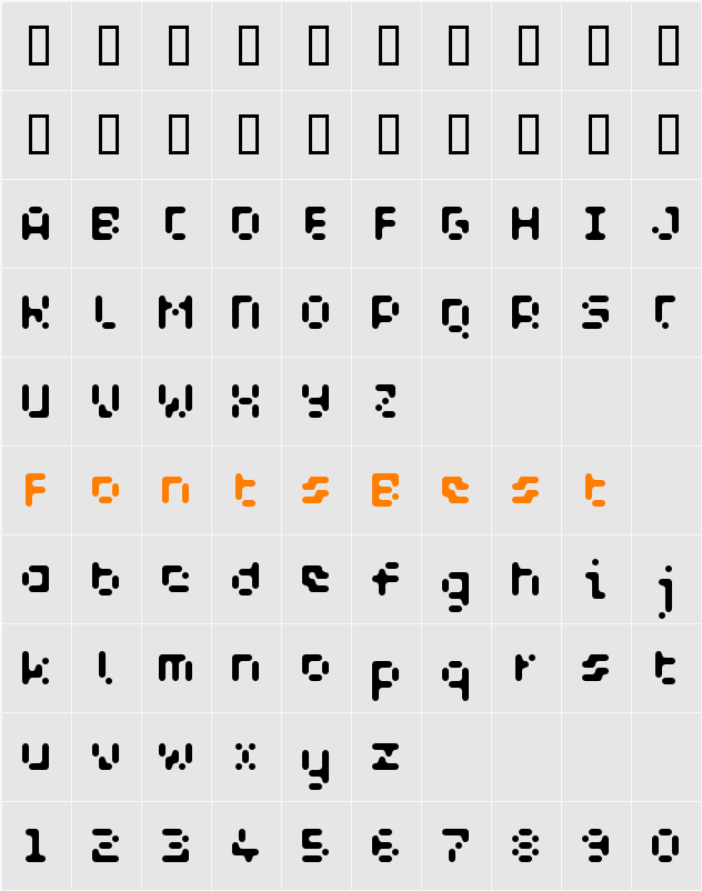 WC_AquaBlues_Bta Character Map