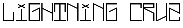 Lightning Cruz Font Image