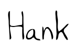 Hank Font Image