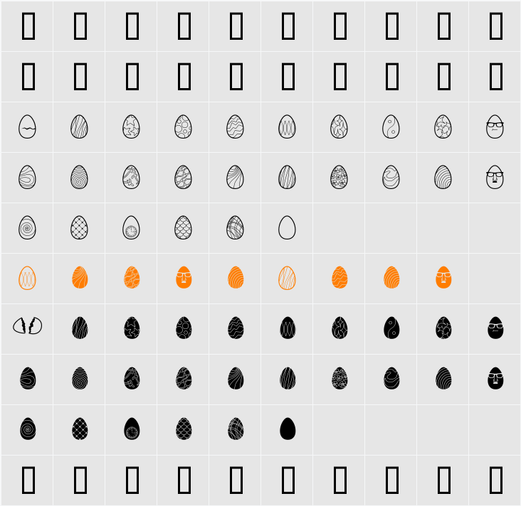 Egg Hunt BTN Character Map