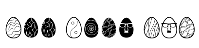 Egg Hunt BTN Font Image